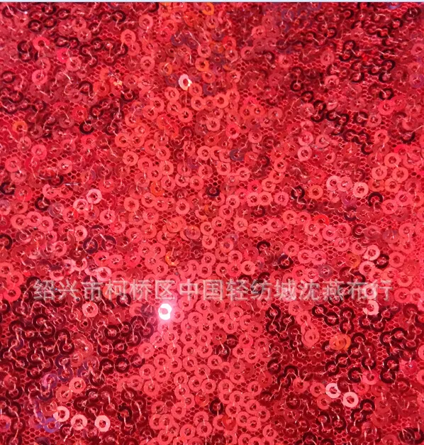 Sparkly 2016 Real Image Sequined Jurken Stof 3mm Sequen 130 cm Breedte goedkope bescheiden stof gemaakt voor prom jurken Nieuwe aankomst mode luxe