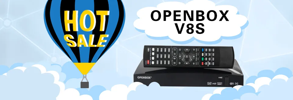 ORIGINAL OPENBOX V8S Plus DIGITAL SATELLITE RECEIVER - PVR HD TV usb WIFI  Includ