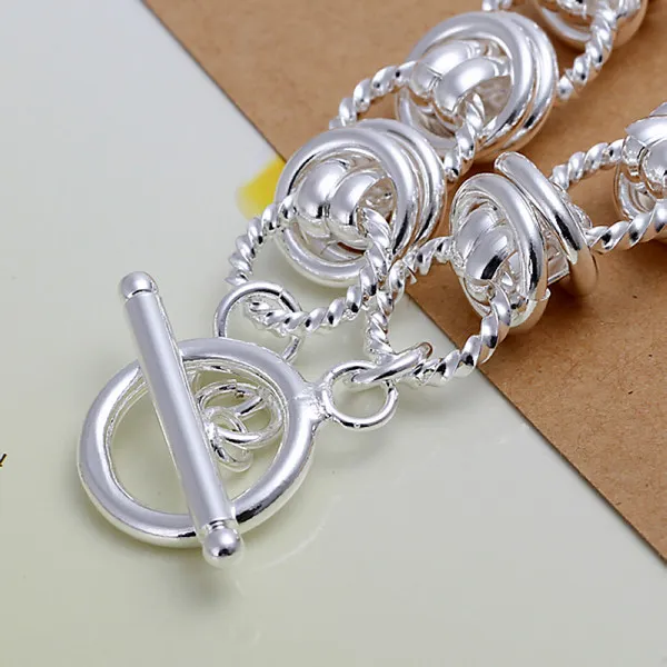 DHgate.com:925 Sterling Silver Plated Chain Link Bracelet DHgate.com:925 Sterling Silver Plated Chain Link Bracelet