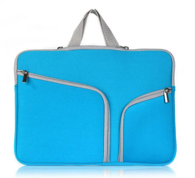 Sac portable antichoc pour ordinateur portable, pour macbook air pro retina 11 13 15 pouces, avec fermeture éclair