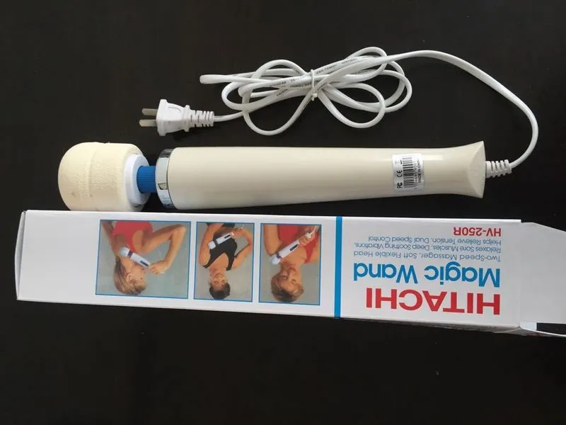 DHL 250R HITACHI Magic Wand Massager, massaggio super vibrante, vibratore, massaggiatore tutto il corpo, massaggiatore vibrante 110 V-250 V, nave libera 10 pezzi