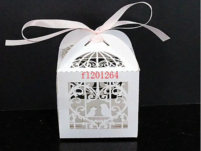 Mini boîtes à bonbons pour Banquet de mariage, 1000 pièces/lot, Design cœur d'oiseaux, emballage cadeau doux, boîte à chocolat, livraison gratuite