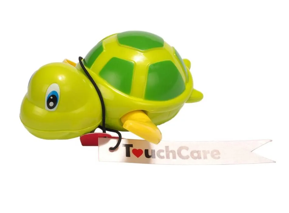 Cute Cartoon Animal Baby Bad Speelgoed Zwemmen Schildpad Wound-Up Chain Clockwork Kids Classic Toy Kinderen Gift Plastic Speelgoed