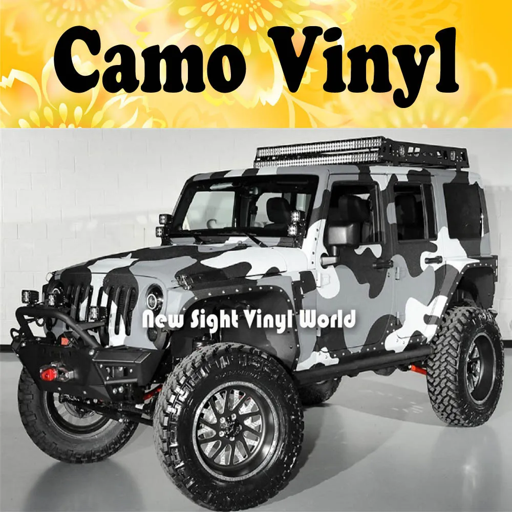 Snow Camouflage Vinyl Babylon 2022 Film Bubble For Car Wrapping Arctic Camo  Design Size 1.50m X 30m Roll From Suiui, $428.57