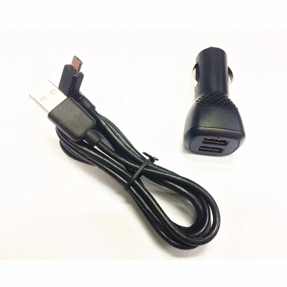 Caricabatteria da auto DUAL USB 3.1A e cavo micro USB per TOMTOM GO 40 50 51 60 61 500 600 5000 5100 6000 6100 VIA 1405 1435 1505 1605 GPS