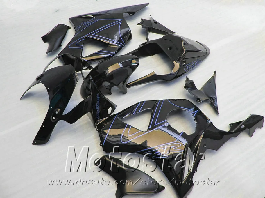 7 Free gifts + fairing kit for Honda Injection molding cbr900rr 954 2002 2003 CBR 900RR glossy black fairings CBR954 02 03 YR69