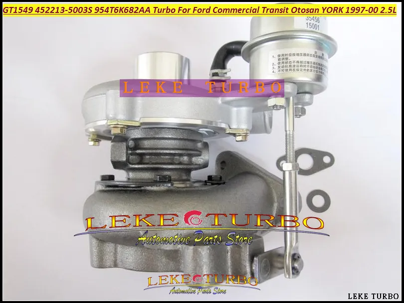 Turbocompresor GT1549 452213-5003S 452213 Y4T6K682AA 954T6K682AA para Ford Transit van 1996-2000 Otosan YORK 2.5L TDI