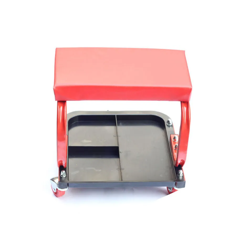 Rolling Creeper Seat Mechanic Stool Chair Repair Tools Tray Shop Auto Car Garage In Red MO6014242386