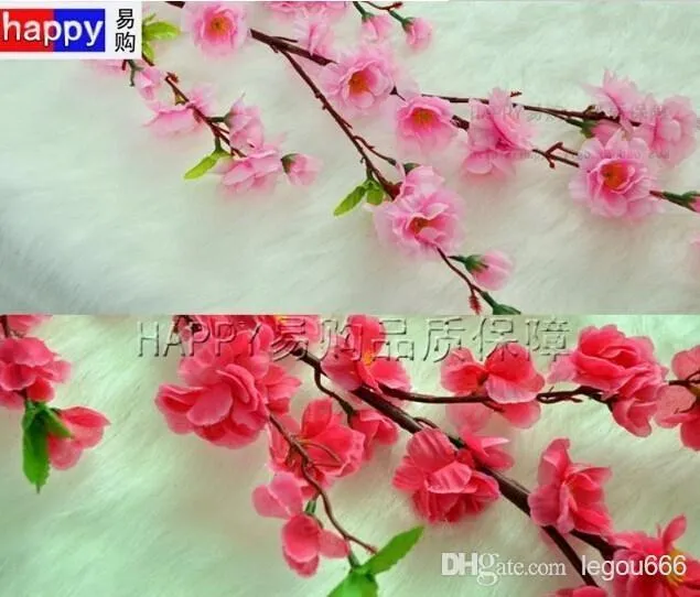Jednolita symulacja Jedwab Sztuczny Brzoskwinia Kwiaty Kwiaty Pokój Doraz Kierunek Dla Dnia Matki Prezent Th112