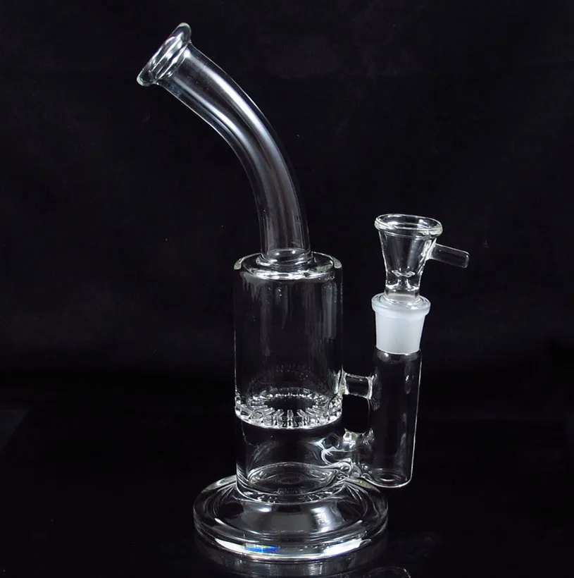 9 POLEGADA Bongo Bongo De Vidro Transparente Com Favo De Mel Do Mel