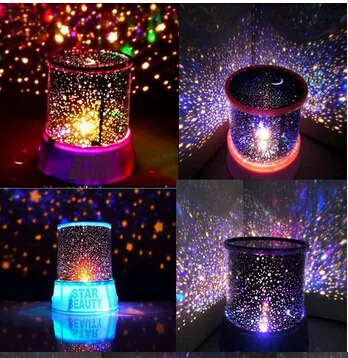 Bom Presente Star Star Star Presente LED Night Light para Home Sky Star Star Luz LED Lâmpada Lâmpada Novidade Incrível Colorido