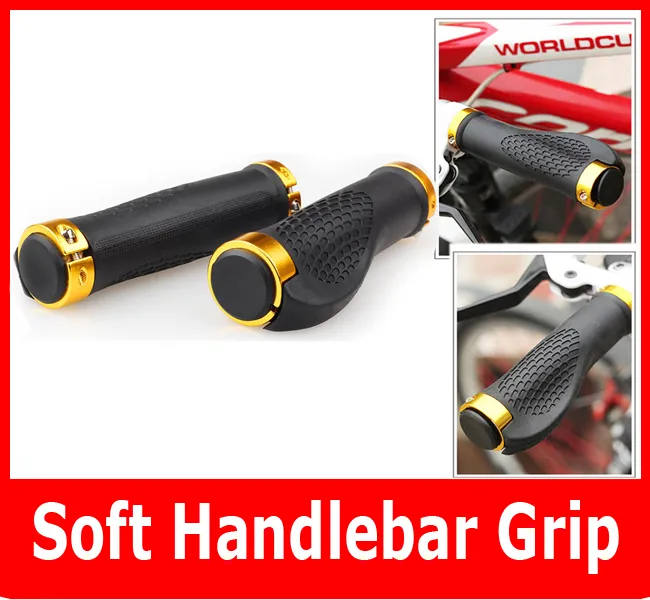 Skid-proof Macio Handlebar Grip Capa Para Mountain Bike Ciclismo bicicleta handle bicicleta 5 Cores 2 PCS / Pair Alta Qualidade