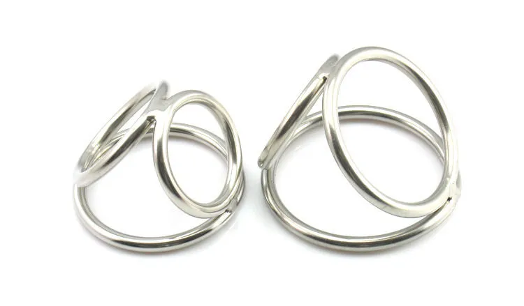 Heavy Stainless Steel Triple Cock Ring Spiked Penis... From Akgxt, $13.19 |  DHgate.Com