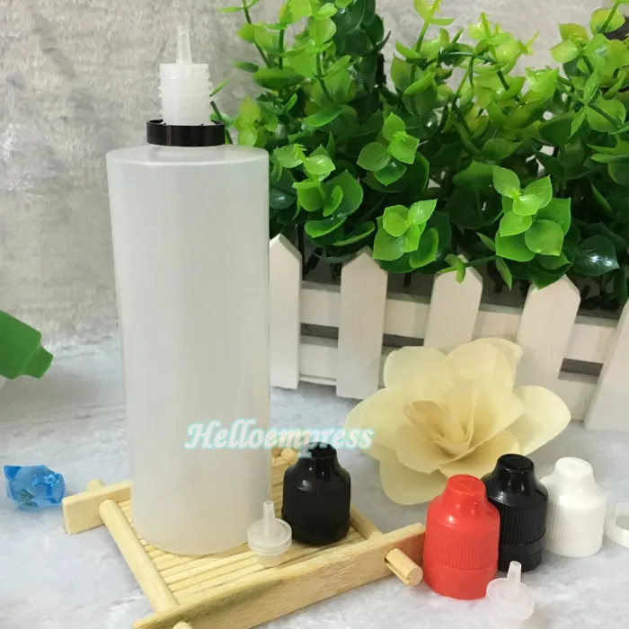 LDPE ELIQUID Leere Flasche 120ml Kunststoffpflanzenflaschen mit kindersicherer Manipulationskappe Lange dünne Spitze für E-Cig