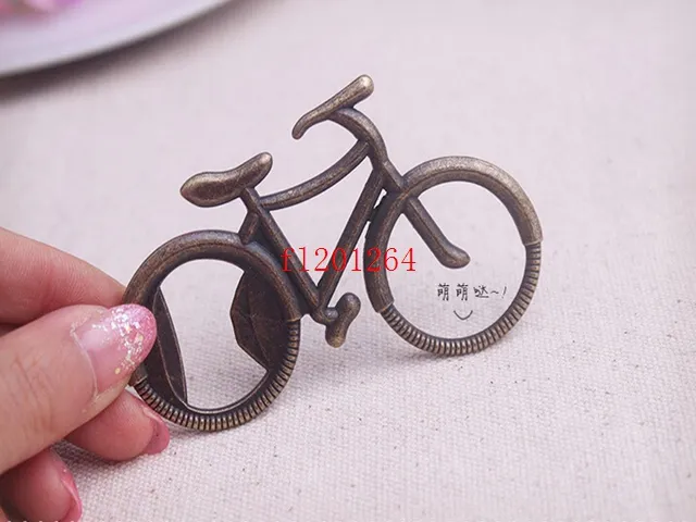 Fedex DHL Bike Bicycle Shaped Wine Beer Bottle Opener For Wedding favor party guest gift,