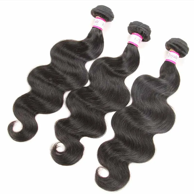 Onda Do Corpo malaio Com Fechamento 13x4 Orelha Completa Ao Orelha Fechamento Frontal Do Laço Com 3 Pacotes Malaio Tecer Cabelo Bundles Com Fecho