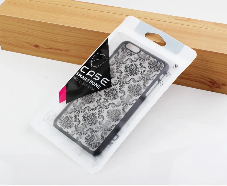 100ピースのカスタムメイドのジッパー包装iPhone 6 6パースケースの新しい到着プラスチック黒黄色いPakckaging