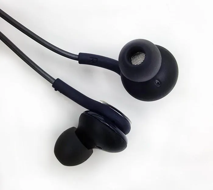 S8 In-Ear Stereo 휴대 전화 이어폰 마이크 볼륨 제어 저음 소음 분리 이어 버드가 Samsung Galaxy S9