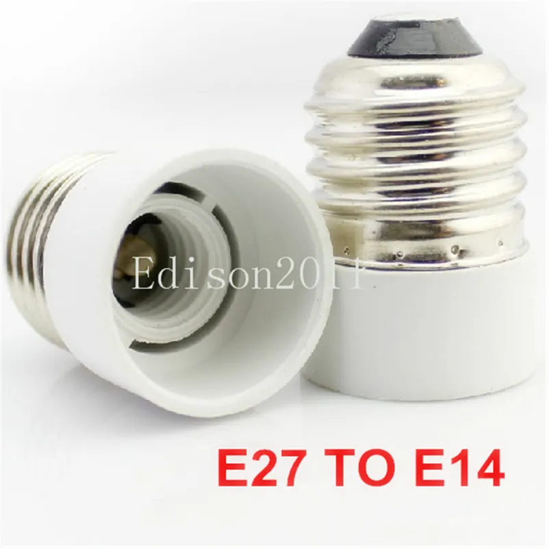LED Light Bulb Lamp Adapter Converter E14 to E27 holder convert E27 to E14 Base socket For led corn Bulb 10PCS Free SHIP
