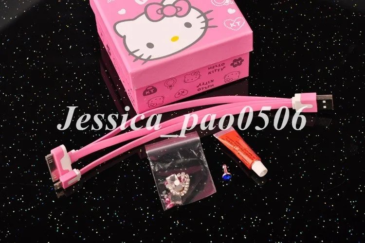 Wholesale Diamond Hello Kitty Power Bank 8000mAh Hello Kitty Portable