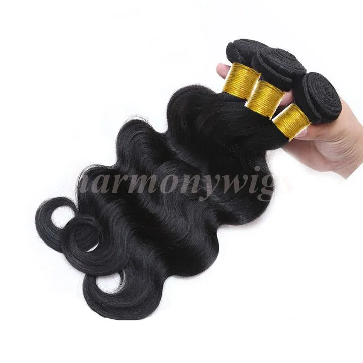 Virgin Peruvian Hair Hundles Human Hair Weaves Wefts Body Wave 100% obearbetade brasilianska indiska mongoliska kambodjanska mänskliga hårförlängningar