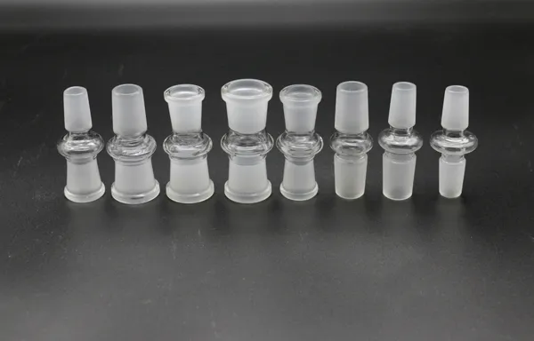 Glas-Adapter-Konverter, Drop-Down-Buchse 10 mm auf Buchse 10 mm, Stecker 10 mm auf Stecker 10 mm, 14 mm, 18 mm, Glas-Konverter-Adapter für Glasbongs