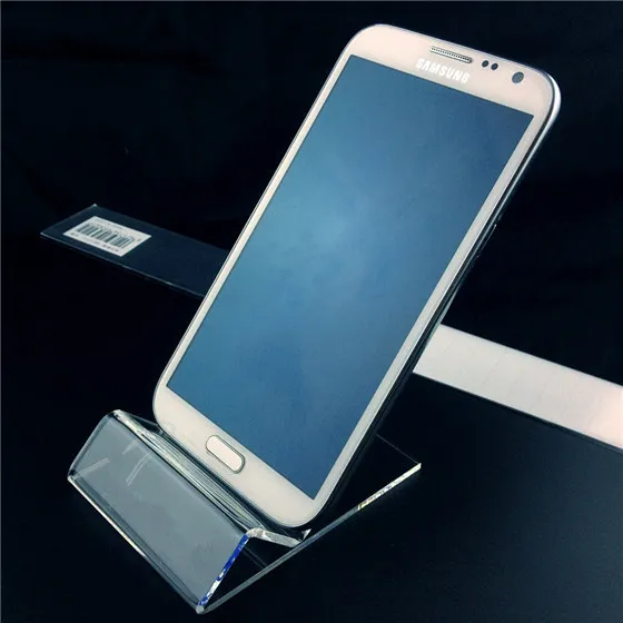 Acrylic Cell Phone MP3 Cigarette DV GPS Display Shelf Mounts Hållare Mobiltelefon Display Stativhållare till bra pris Gratis Shippiing