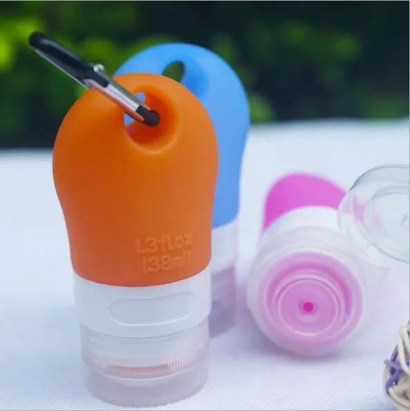 10 pièces bouteille cosmétique portable silicone voyage sous-bouteille bouteilles de lotion en gros jetable