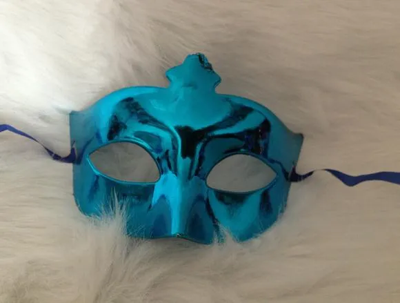 Fashion women gentleman Party Christmas solid mask Mardi gras Halloween masquerade gents plain mask new festive event supplies drop shipping