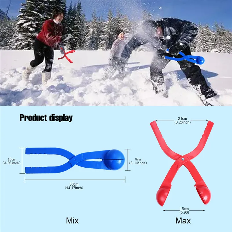 Zima Sporty Zabawki Snow Ball Maker Piasek Mold Snowball Maker Piasek Snowball Mold Narzędzie do Zimowej Odkryty Play