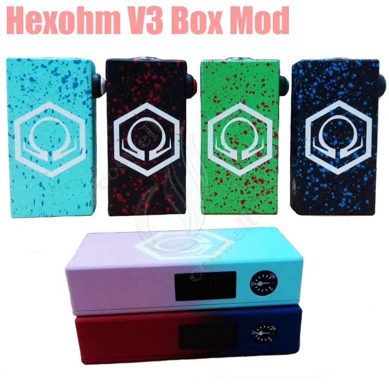 Hexohm V3 Box Mod Updated Version Of Hex Ohm V2 Box Mod Multi Colors