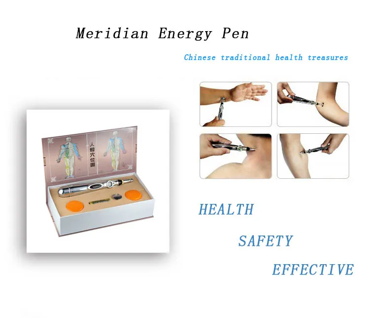 Energy meridians pen acupuncture pen meridian therapy instrument electronic massage pen the health pen4666206