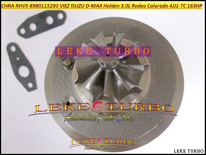 Turbocharger Turbo Cartridge Chra RHV5 8980115293 8980115294 8980115295 Voor Holden Rodeo 3.0L Colorado ISUZU D-MAX 2007- 4JJ1T 4JJ1-TC 163HP