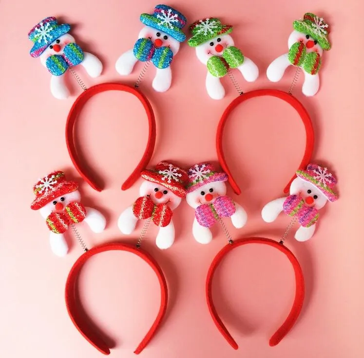 Jul Head Hoop Clasp Hårband Huvudband Julhantverk Head Hoop Party Decoration Gratis frakt CH01004