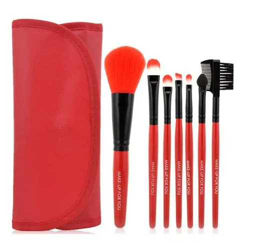 2016 Pincéis de Maquiagem Make Up Brush Set Kits Cílios Blush Pincel Sombra Pincel Esponja Sumudger Make Up Tools PU Bag1098606