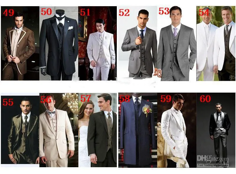 2016 Custom Design Two Buttons Red Groom Tuxedos Black Notch Lapel Groomsmen Men Wedding Suits  jacket+Pants+tie