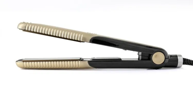 Drop Kemei 327 New Hair Straighteners Profession Hairstyling 휴대용 세라믹 헤어 스트레이트너 아이 아이언 스타일 도구 220t