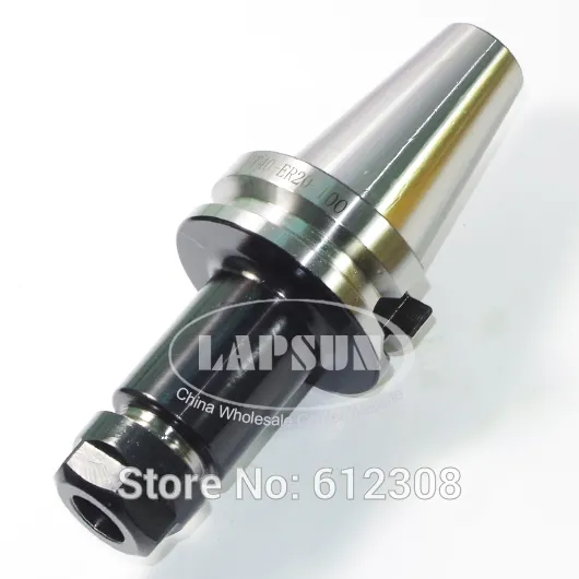 BT40 ER20 100 Straight Collet Chuck Houder Frezen Draaibank Extension Rod Carbon Steel BT40-ER20-100