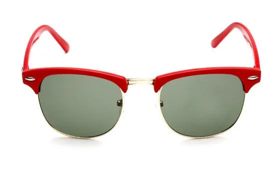 Klassiek merk retro zonnebrillen luxe ontwerper brillende bandbanden metal gold frame ontwerper zonnebril mannen dames zonnebril