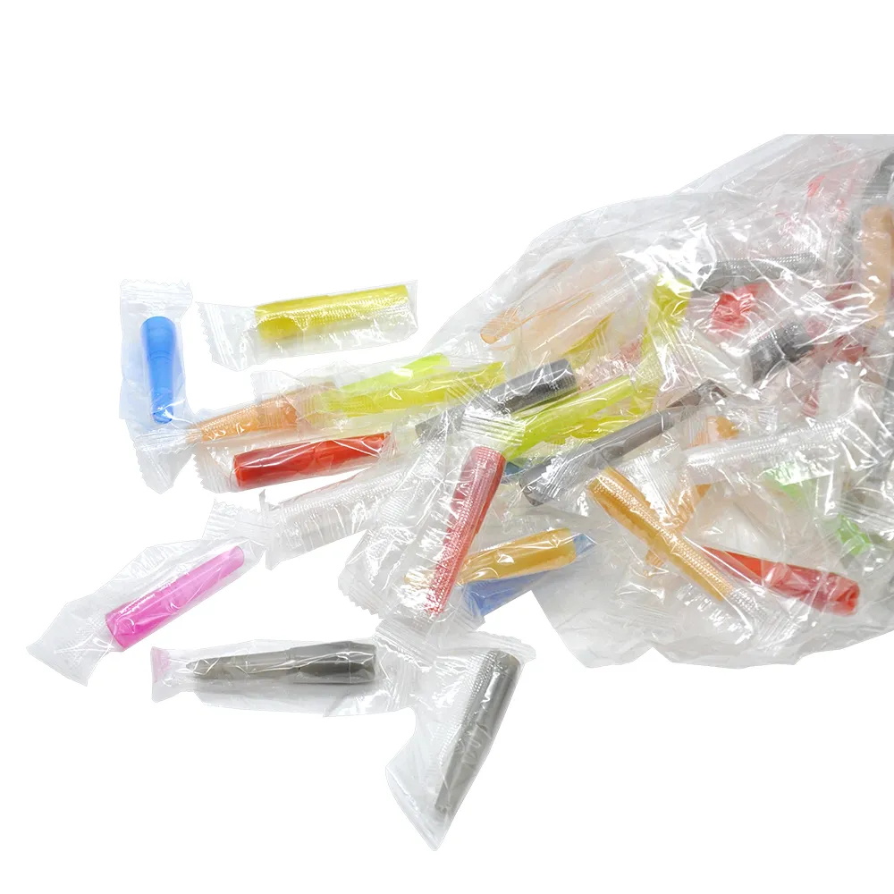 Toptan / Poly Bag Tek Plastik 53mm Ağız İpuçları Sağlıklı Tıp Shisha Nargila Ağızlık Ücretsiz Kargo