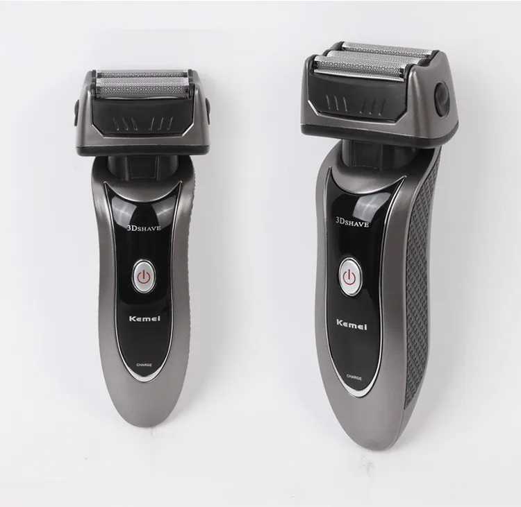 New Portable 3D Head Rechargeable Cordless Foil Shaver For Men Beard
