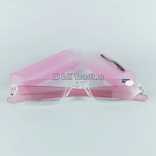 Schlanke Lesebrille, Kunststoffrohr, Lesebrille, PC-Power-Linse, gemischte Farben, mit 20 Stück2567366