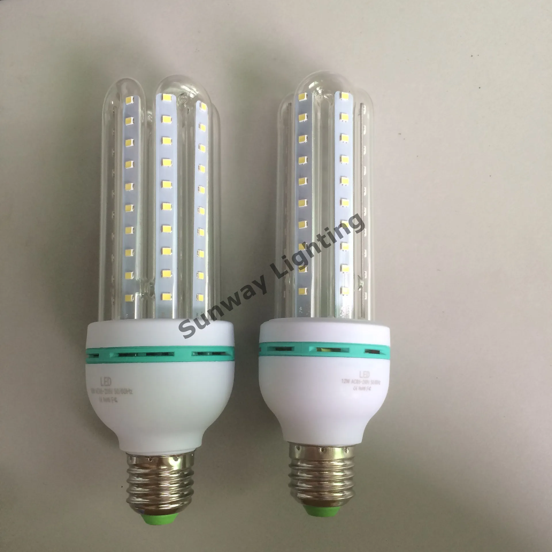 توفير 2U 3U 4U LED لمبات E27 E14 B22 مصباح الطاقة 5W 7W 9W 12W 16W 2835 SMD LED الذرة ضوء AC85-265V