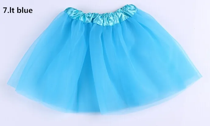 Top Quality candy color kids tutus skirt dance dresses soft tutu dress ballet skirt 3layers children pettiskirt clothes .