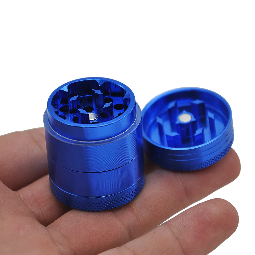 30MM 4 Layers Herb Spice Grinder Tobacco Aluminum Grinder Diamond Cut Teeth Herb Crusher Hand Muller