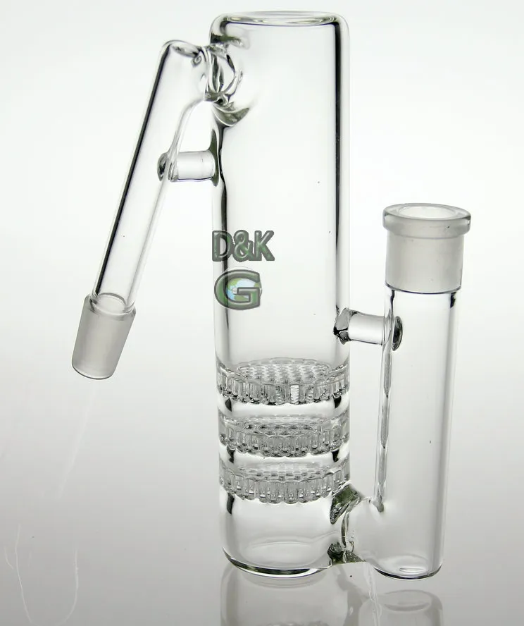 Ny glasaska catcher honungskaka glasbubblare billigare glas bong