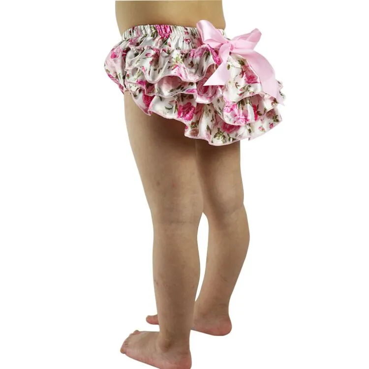 Mix Baby Bloomers Girls Pettiskirt TUTU underwear Panties Toddle Kids Underpants infant newborn ruffled satin PP pants K4498960