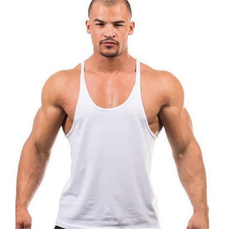 Ny Ankomst Män Tank Topp Gym Tank Toppar För Män Fitness Gym Tank Top Shirt Men Gym Vest Out310