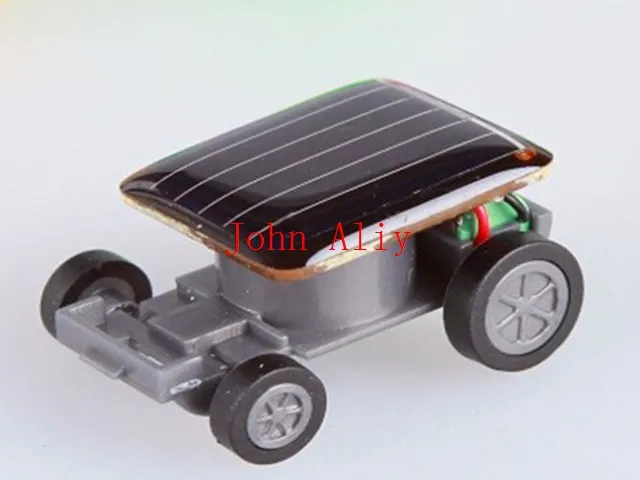 Wholesale Hot sale Popular Smallest Mini Car Solar Powered Toy Car New Mini Children Solar Toy Gift Free shipping