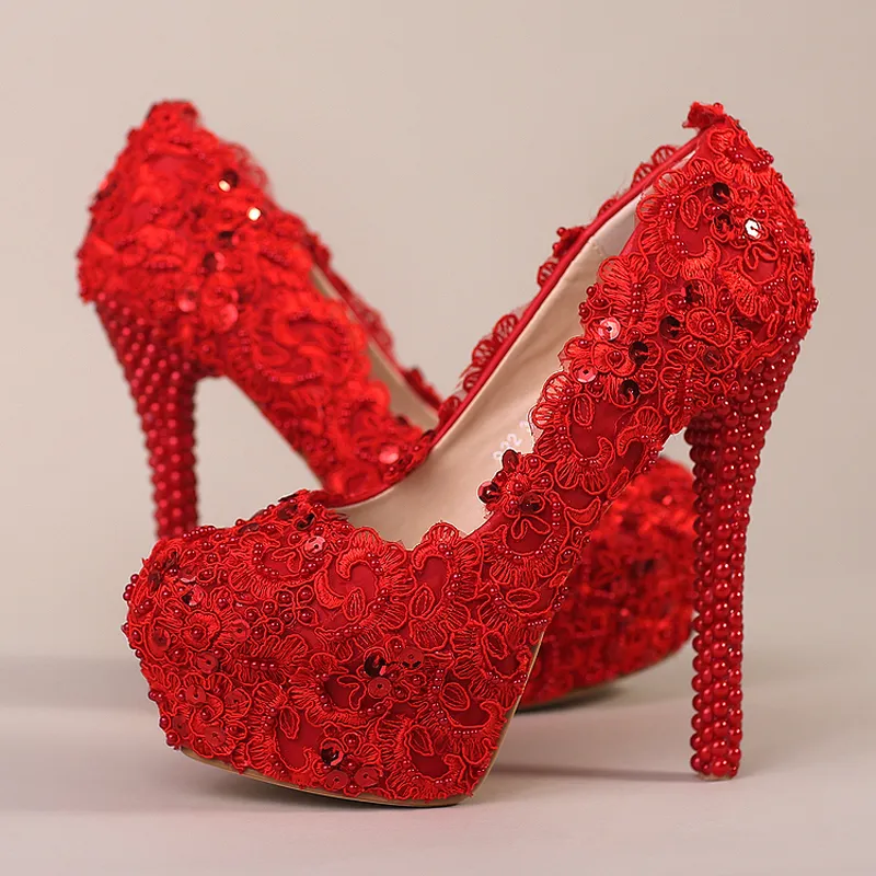 Sapato de hot sale noiva vermelho